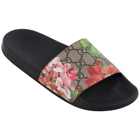 floral gucci slide